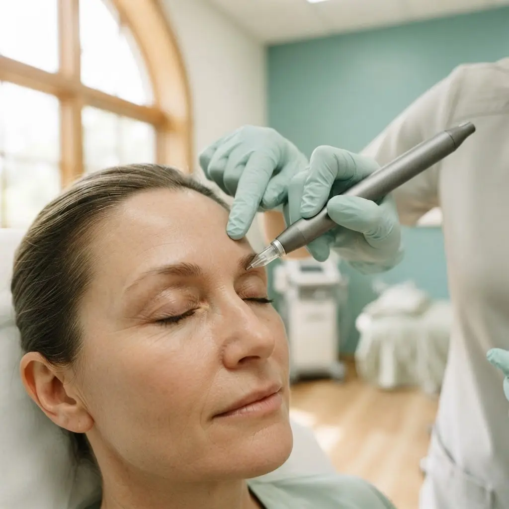 Plasma Pen being performed in the Lincoln Park treatment room